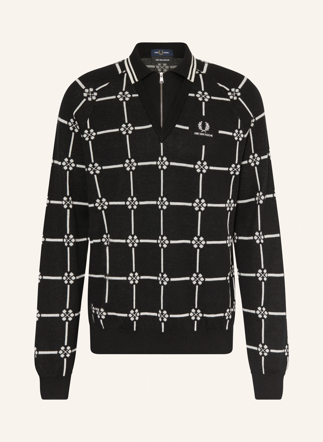 FRED PERRY Strick-Poloshirt