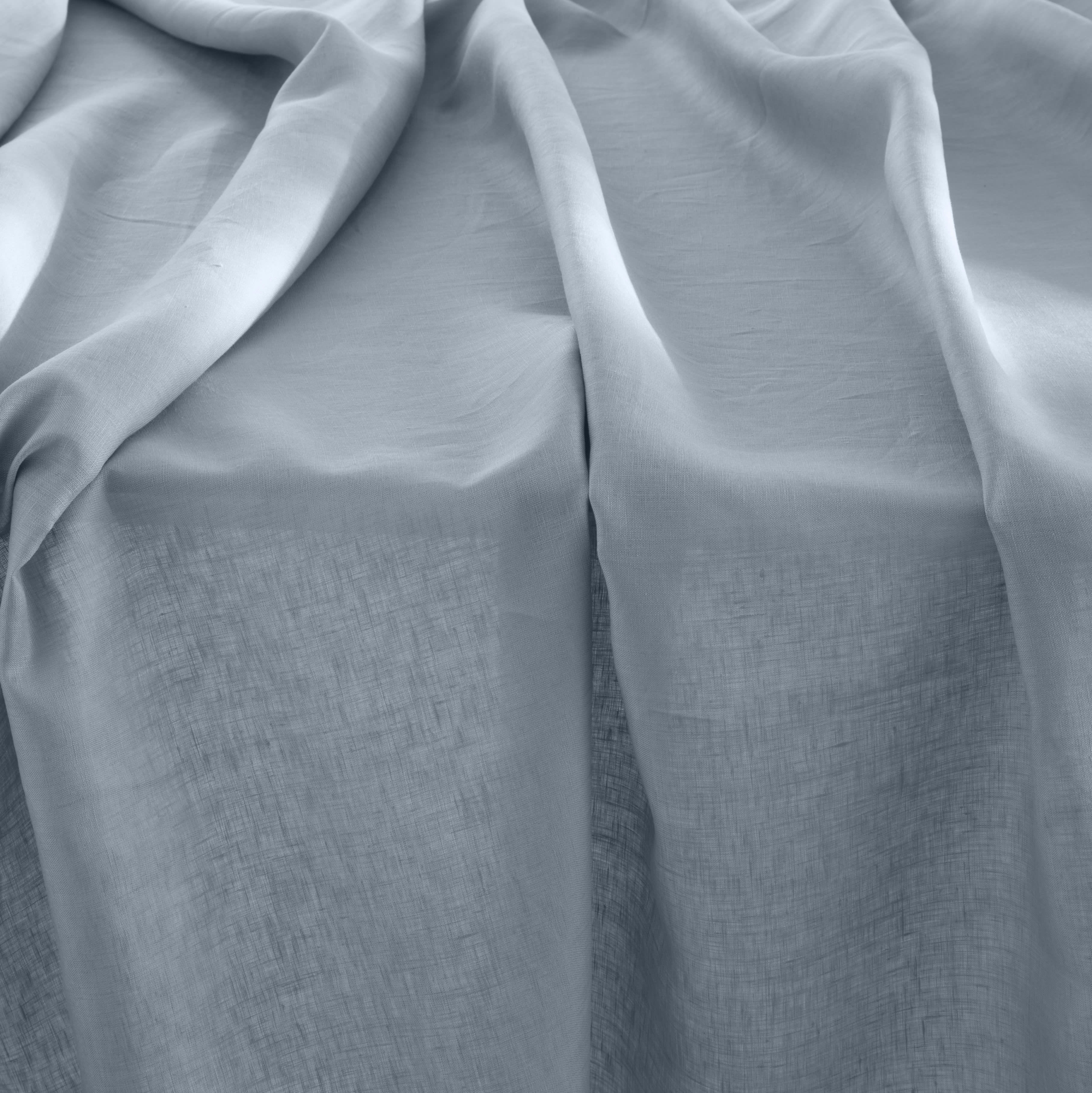 LINEN LAVANDA - Nappe en 100% lin bleu 150x240 cm