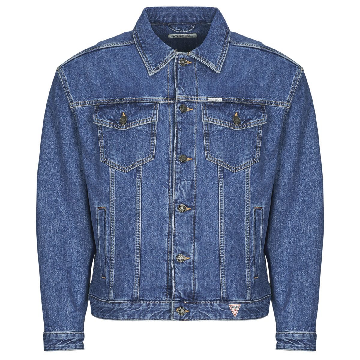 Guess - MENS OVERSIZE TRUCKER JACKE - Jean