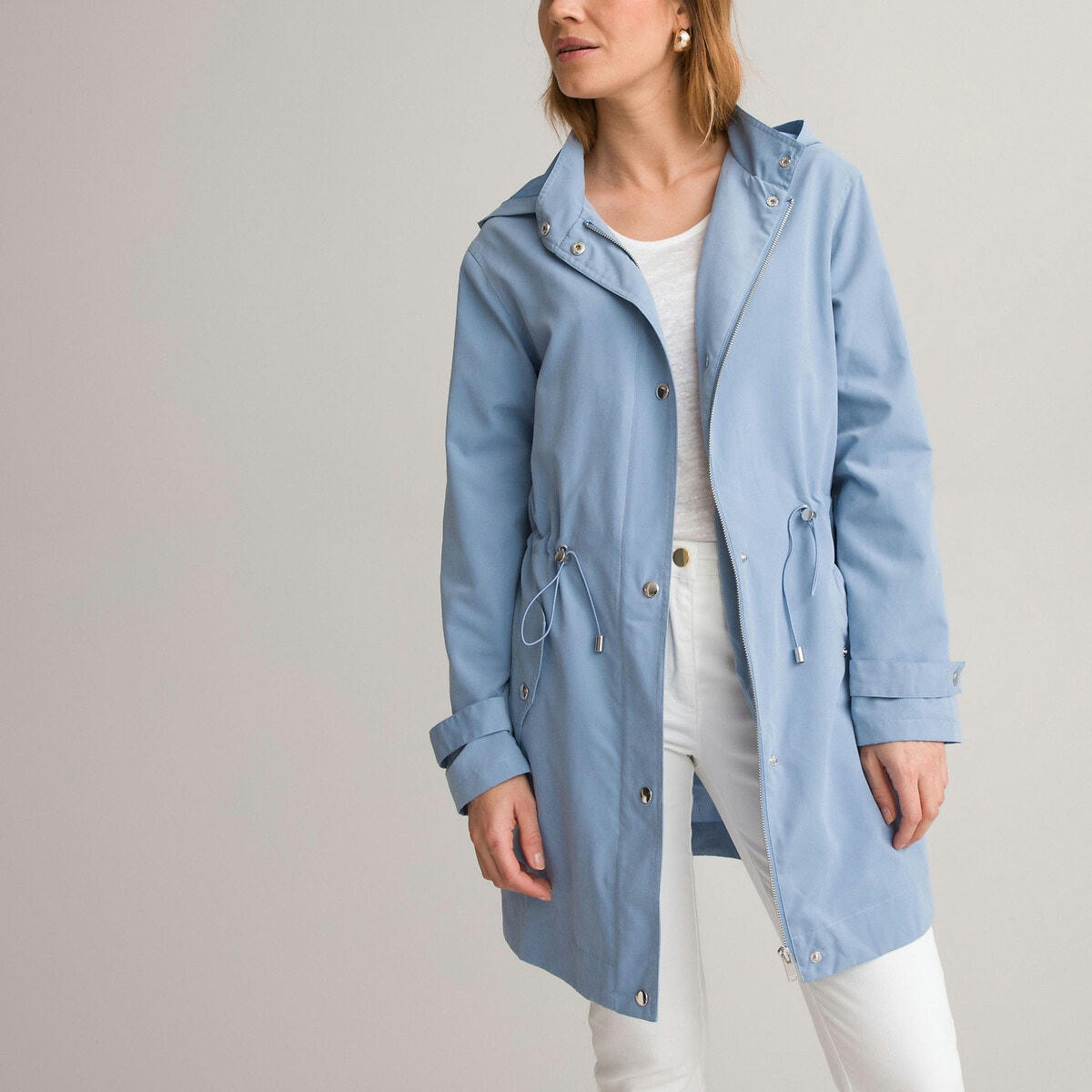 Parka mi-longue capuche fixe, mi-saison
