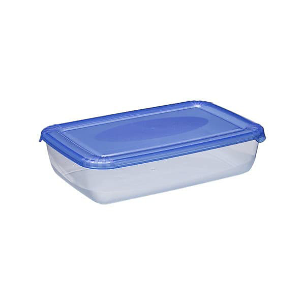 Boite hermétique de congélation rectangulaire 1,9 litre - Bleu