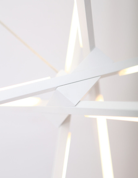 Lampa wisząca SPIDER biała LED 1x33W Ciepła biel 2152lm Maxlight