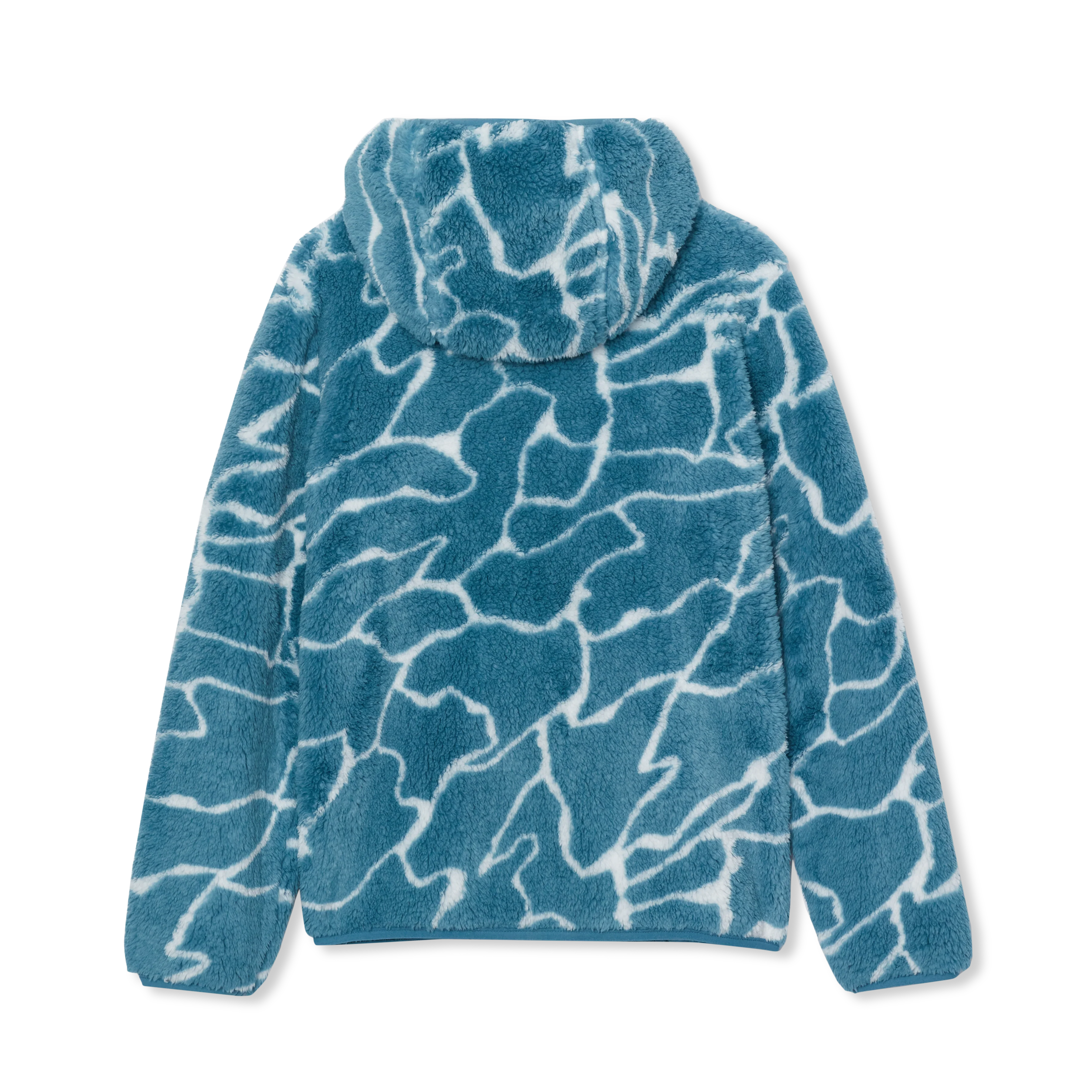 Kids' Hooded Quest Plush Fleece Jacket - Print