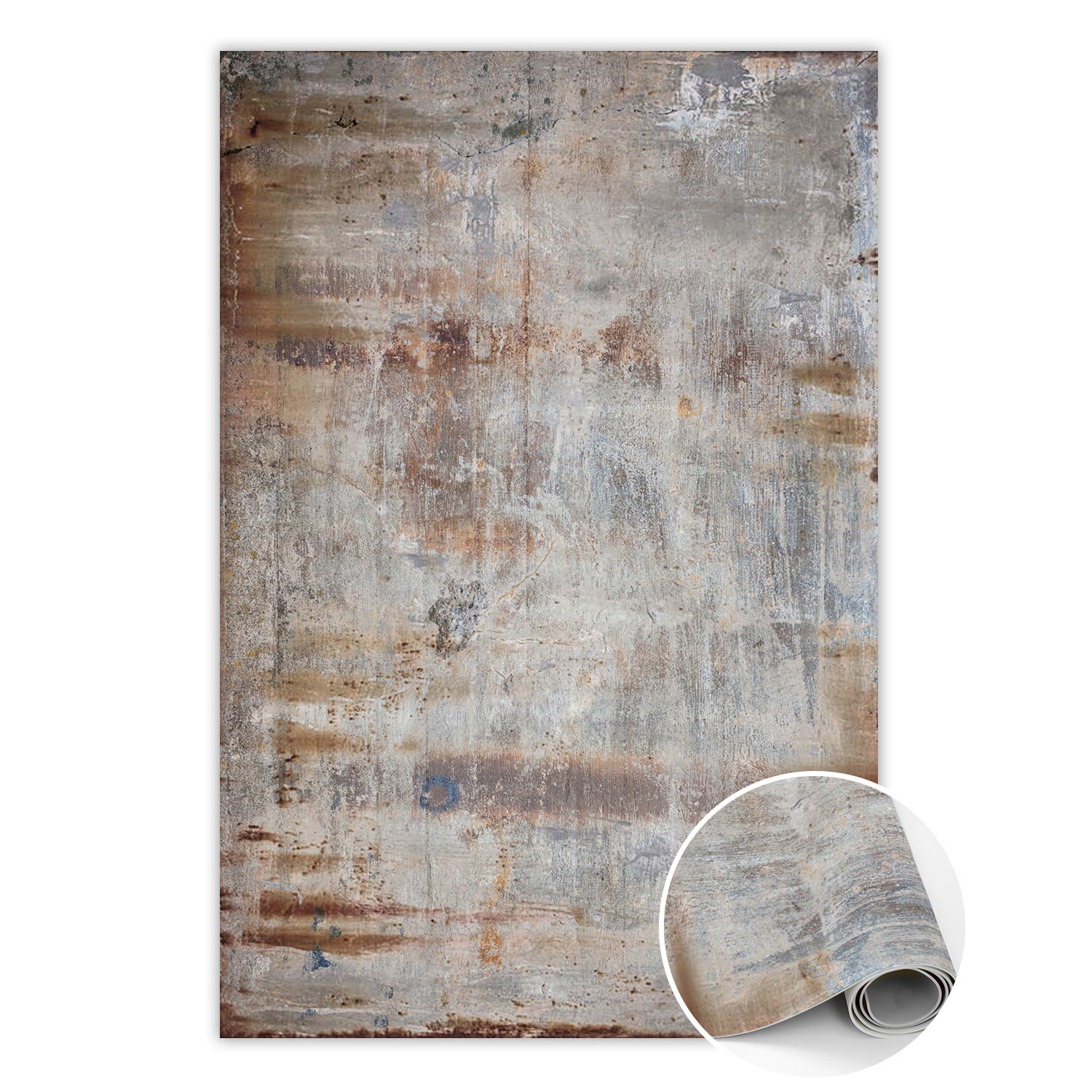 Dywan winylowy Dywan wewnętrzny 60x90 cm - rdza metaliczna