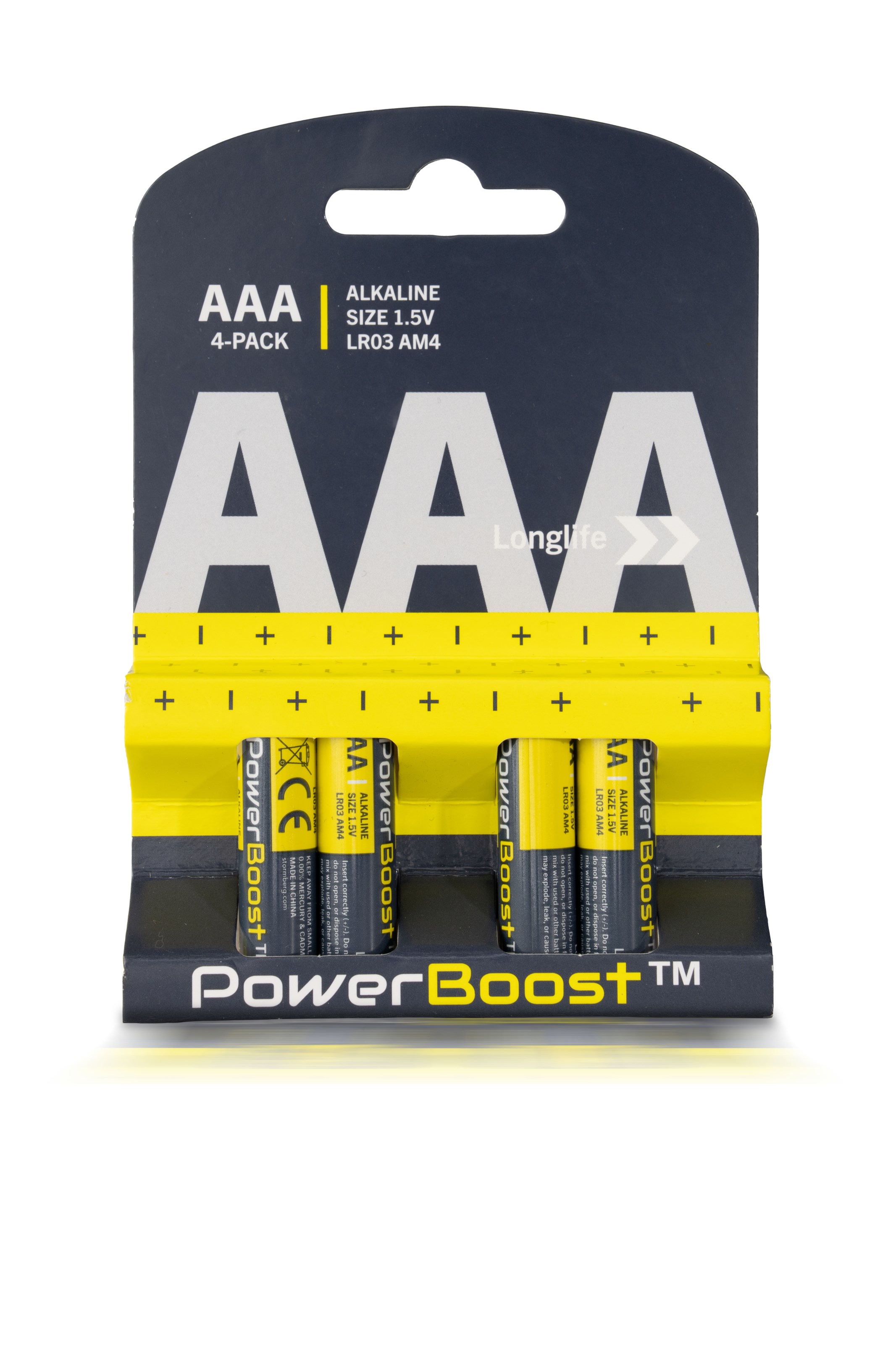 PowerBoost AAA batteri 4-pack