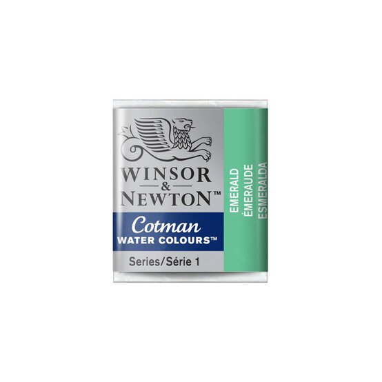 Winsor & Newton Emerald Cotman Watercolour Half Pan