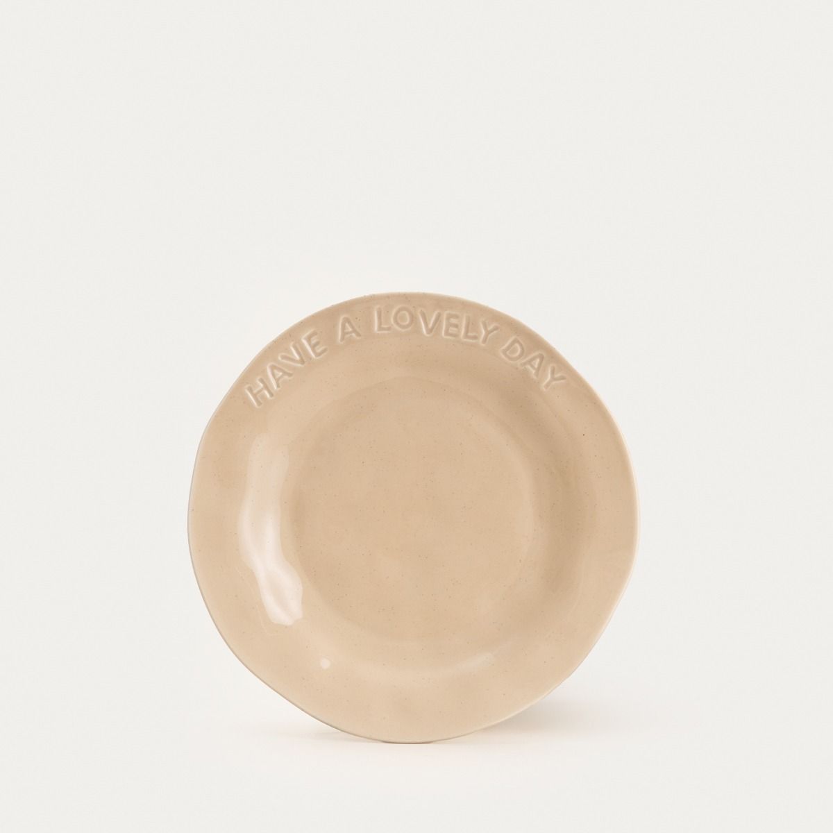 Talerz ISERNIA beżowy 20 cm