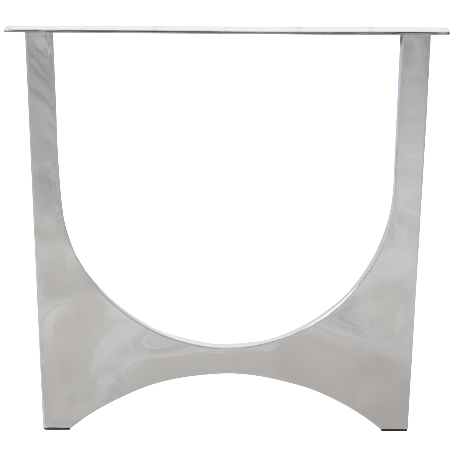 WOOOD design tafelpoot Zaandam - Metaal - Chrome - 1 stuks - 72x79x10