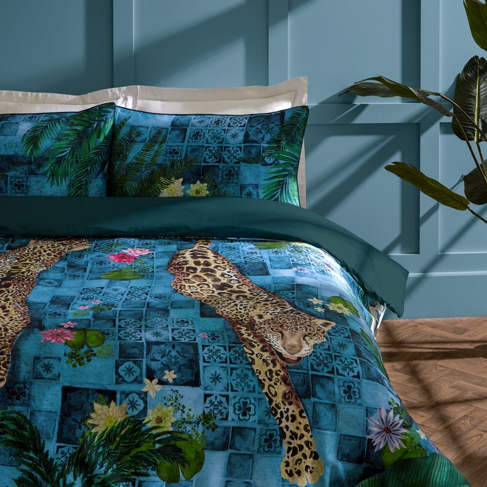 Paoletti Majorelle Exotic Duvet Cover Set