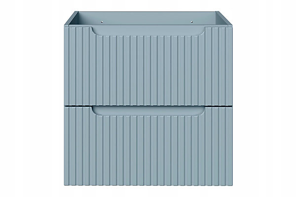 Meuble de salle de bain suspendu sous vasque NOVA DENIM blue 60 cm 2 tiroirs