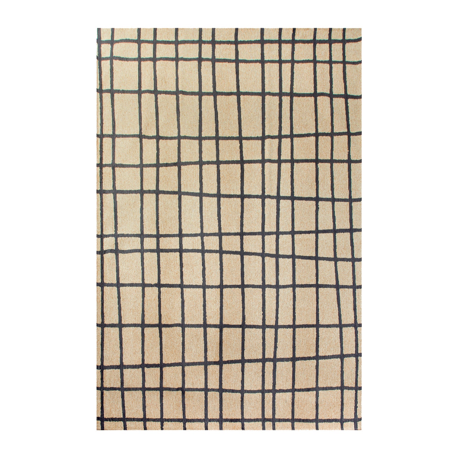 Lola & Moi Caro Vloerkleed - Creamy Black - 140 x 200 cm