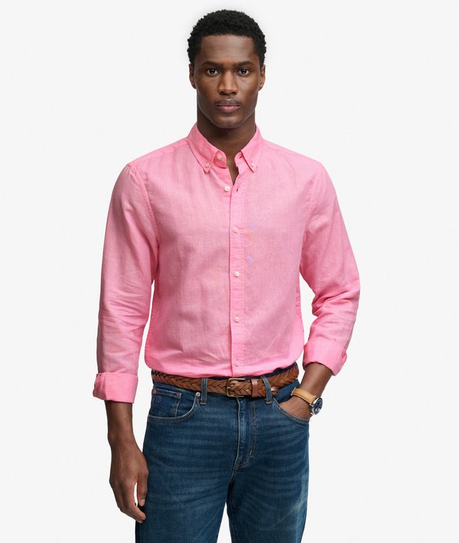 Cotton Linen Long Sleeve Shirt