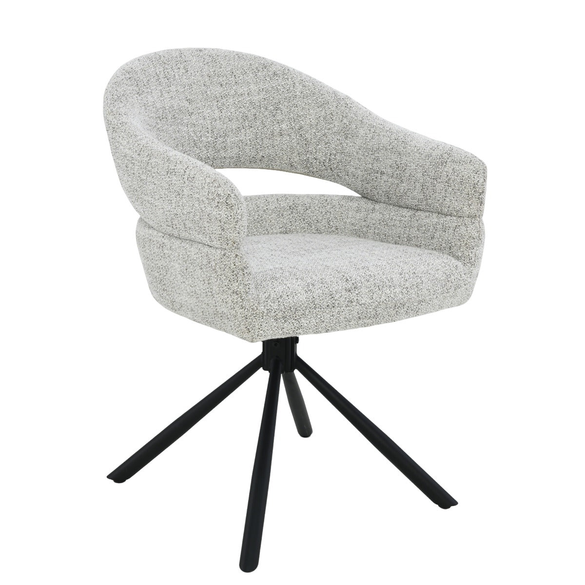 Livingfurn eetkamerstoel Linn - beige - set van 2 - 62x58x85