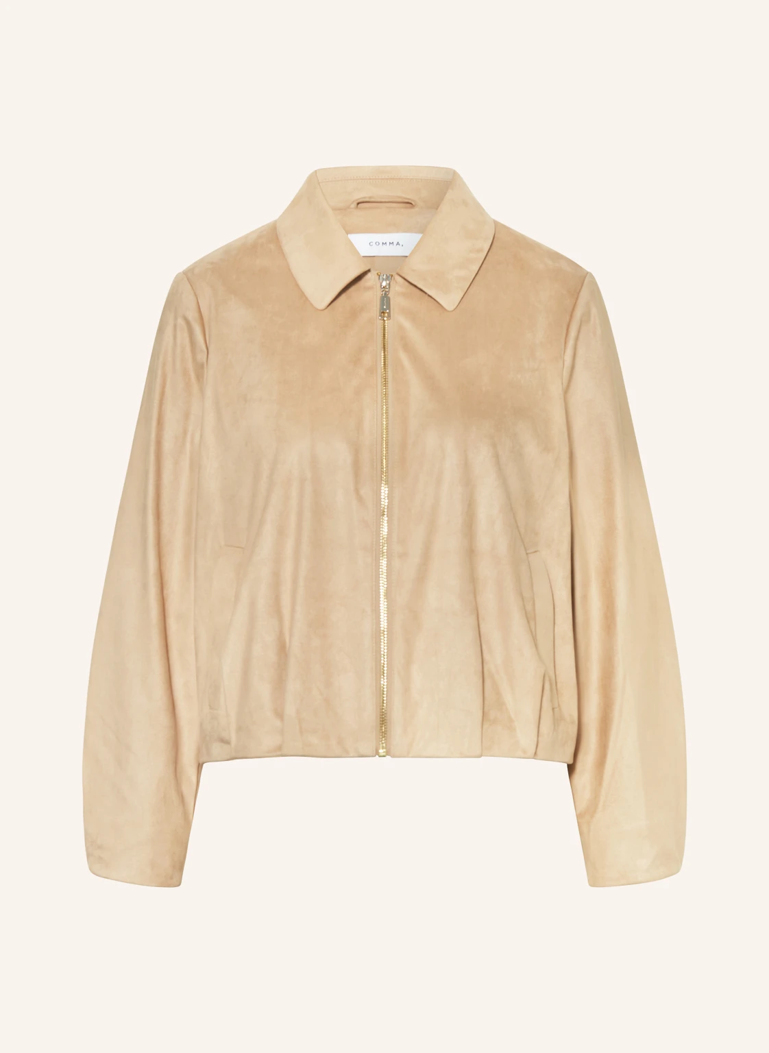 COMMA Blouson in Lederoptik