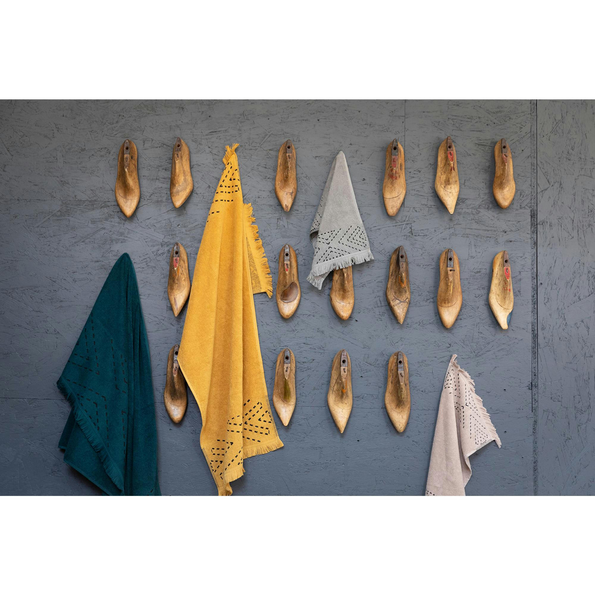 JULIA - Drap de bain  en coton sesame 90 x 150