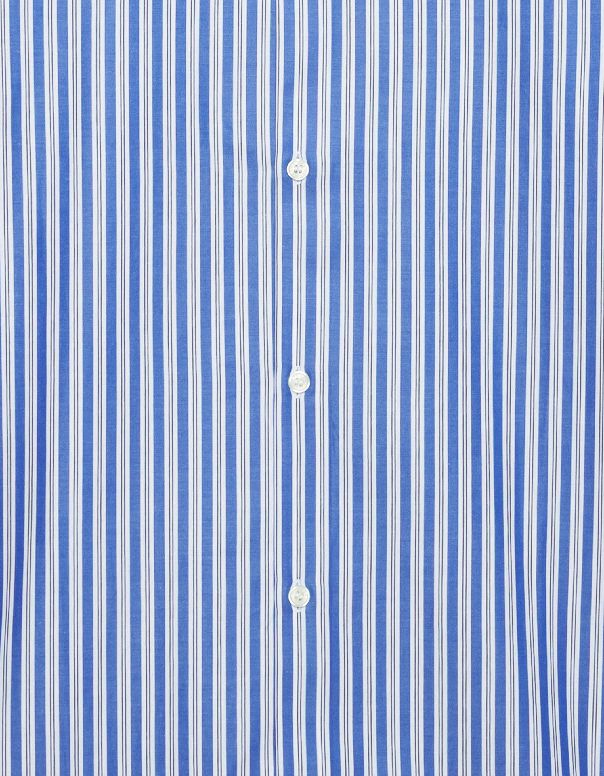 Chemise slim bleue motif rayures Homme