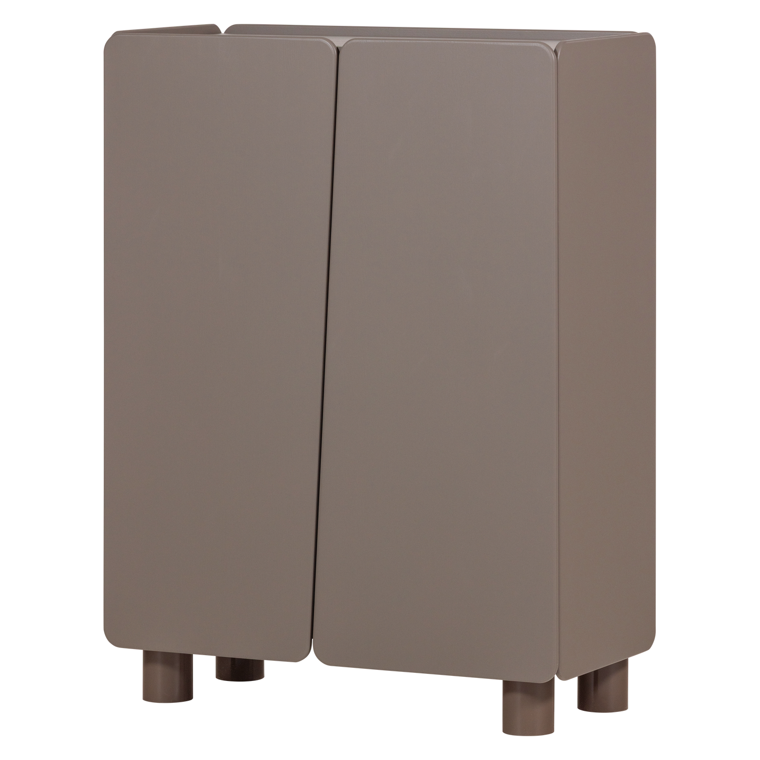 WOOOD Root Opbergkast 2-Deurs - Grenen - Truffel Bruin - 135x100x45