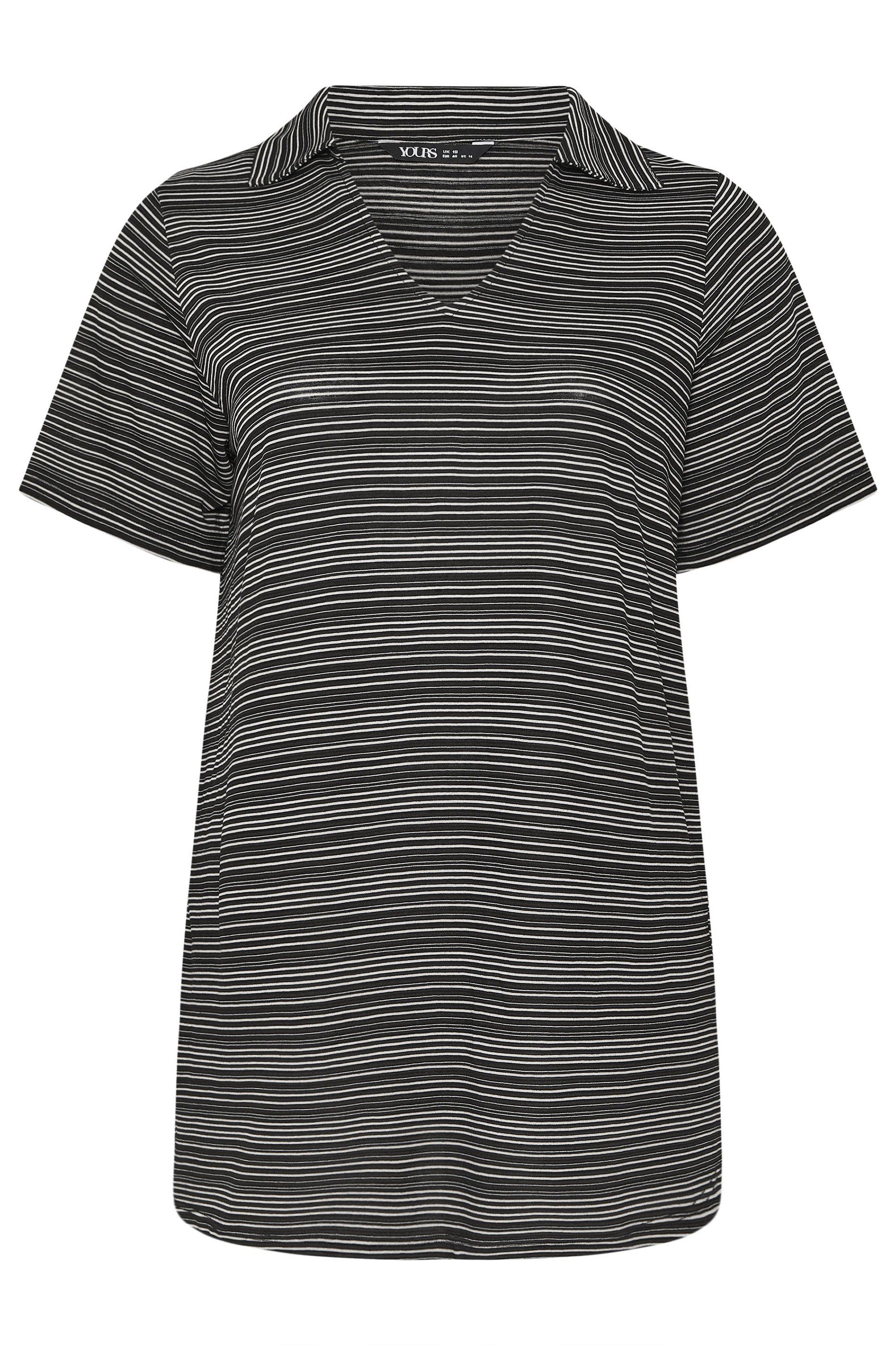 Yours Stripe Polo Top