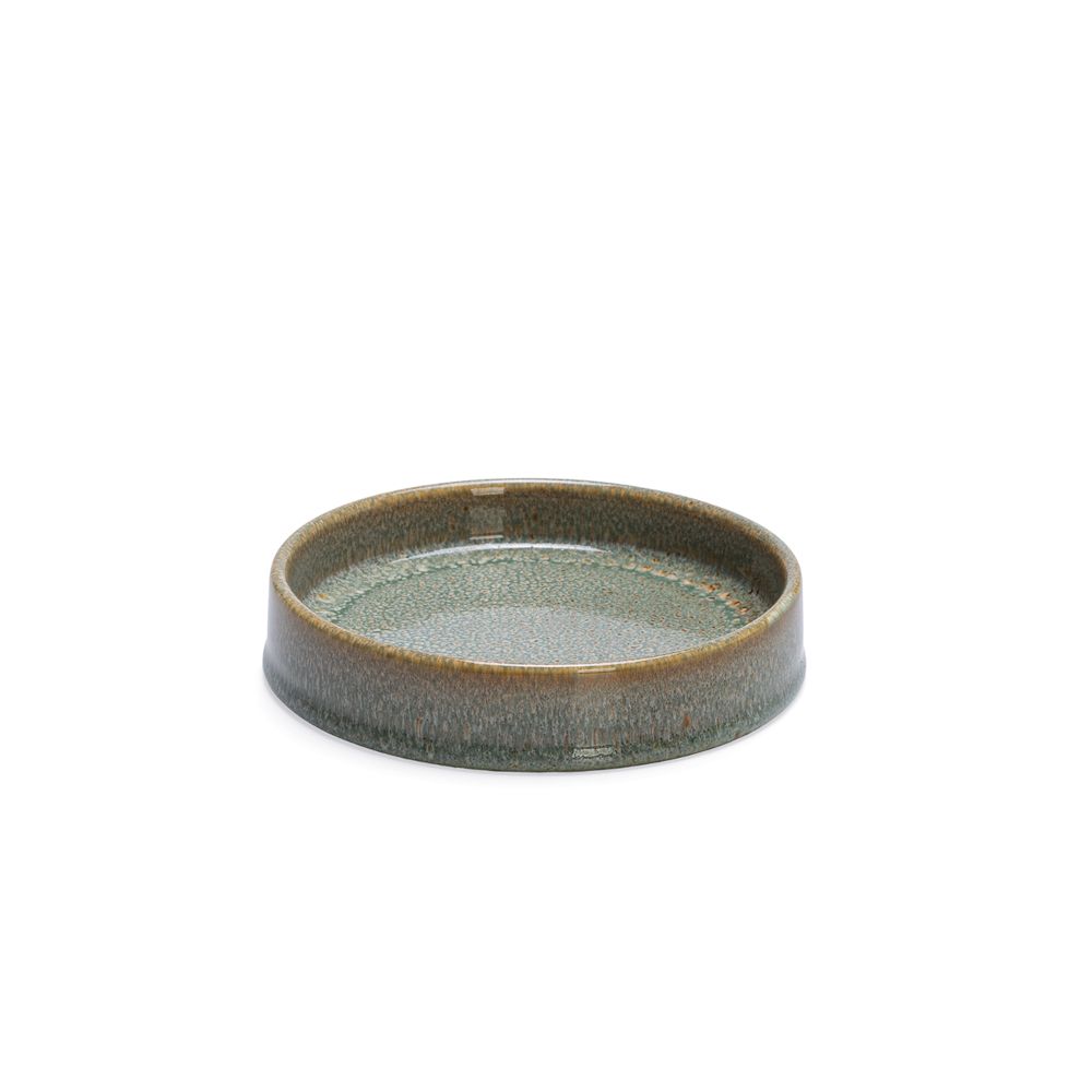 Designed by Lotte Jace Ceramic Cat Bowl – Green