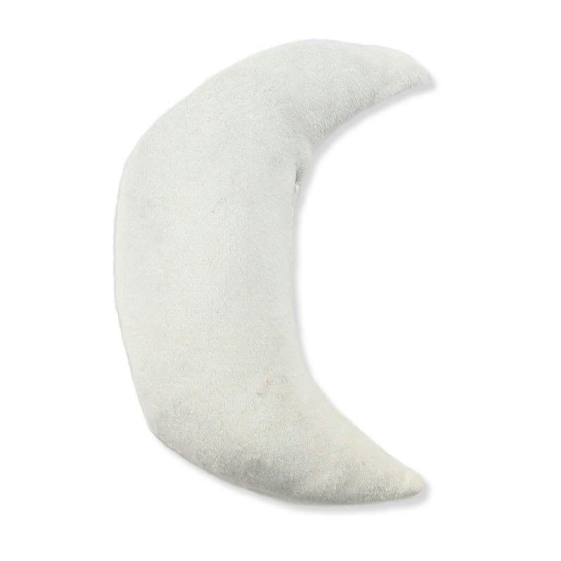 COMETE - Coussin extra-doux en forme de lune rose 30x45