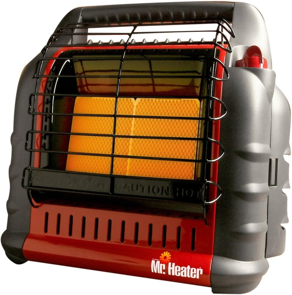 Mr. Heater Portable Big Buddy Propane Heater - 10-Ft Hose & Tank Adapter Bundle - Indoor/Outdoor Use - 4 000  9 000 or 18 000 BTU (3 Items)