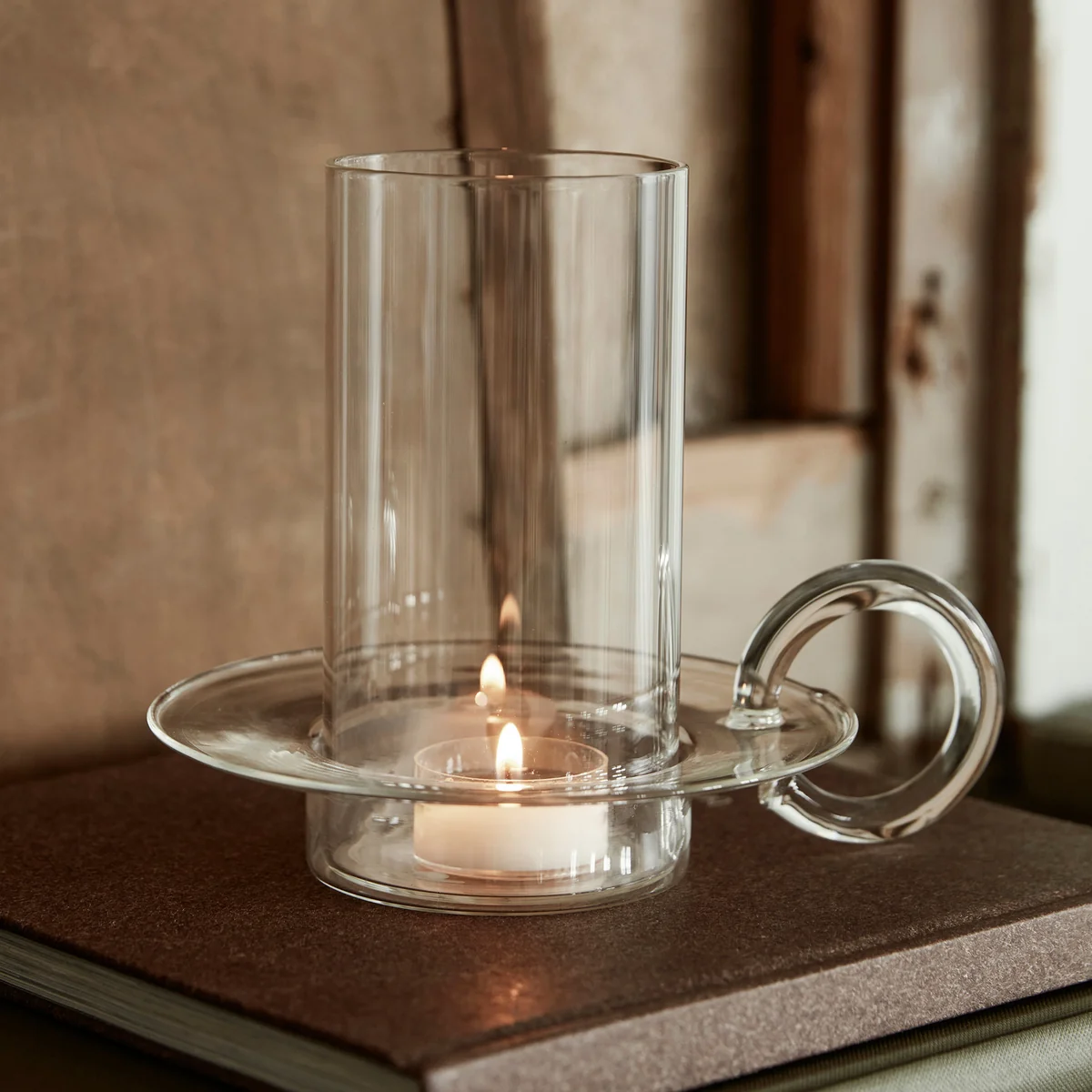 Ferm Living - Luce Kerzenhalter Glas, klar