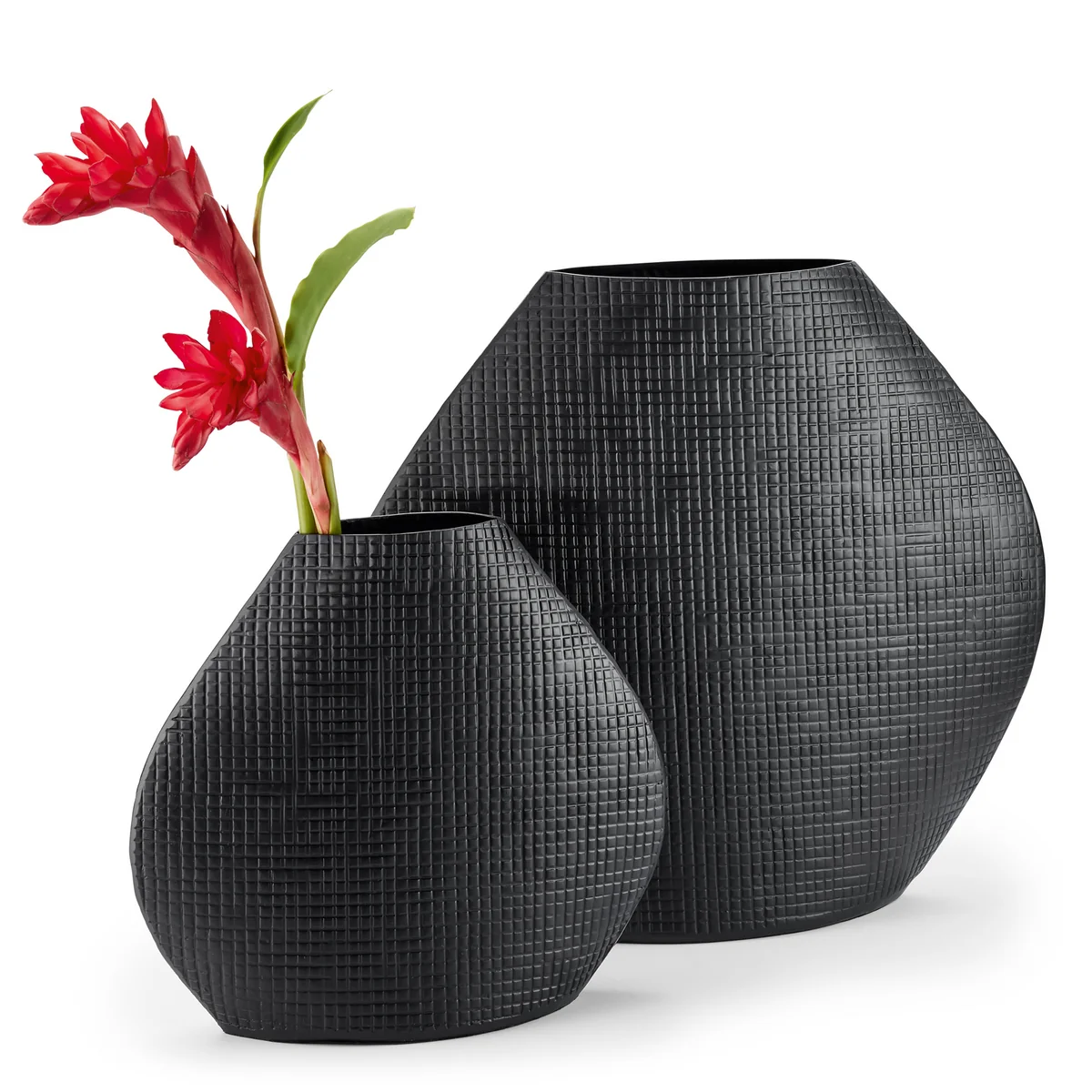 Philippi - Outback Vase L, schwarz