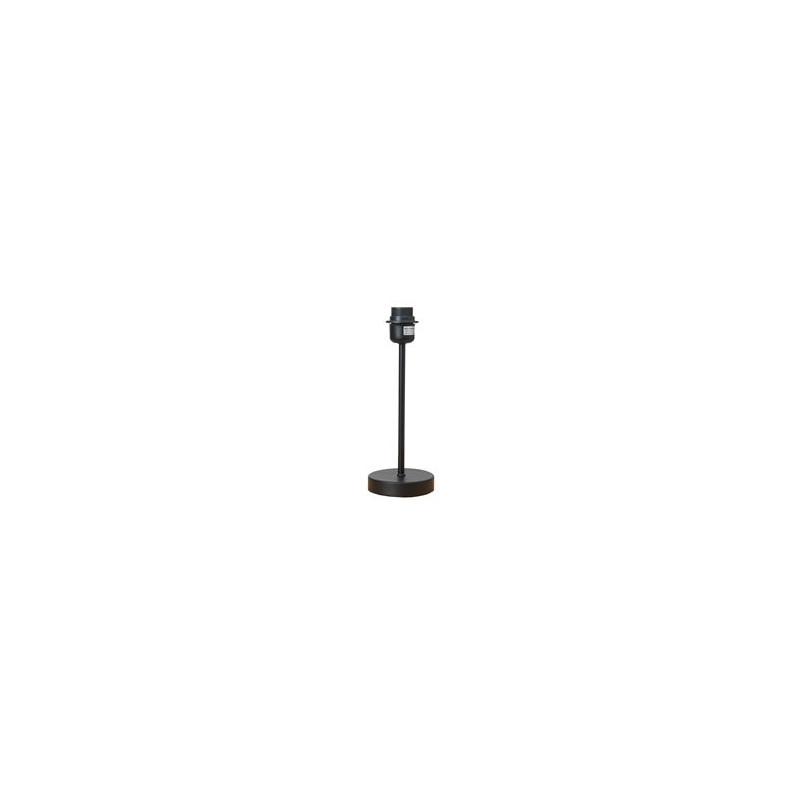 Pied de lampe en métal noir Ø 12 x 32 cm NIEDERAU