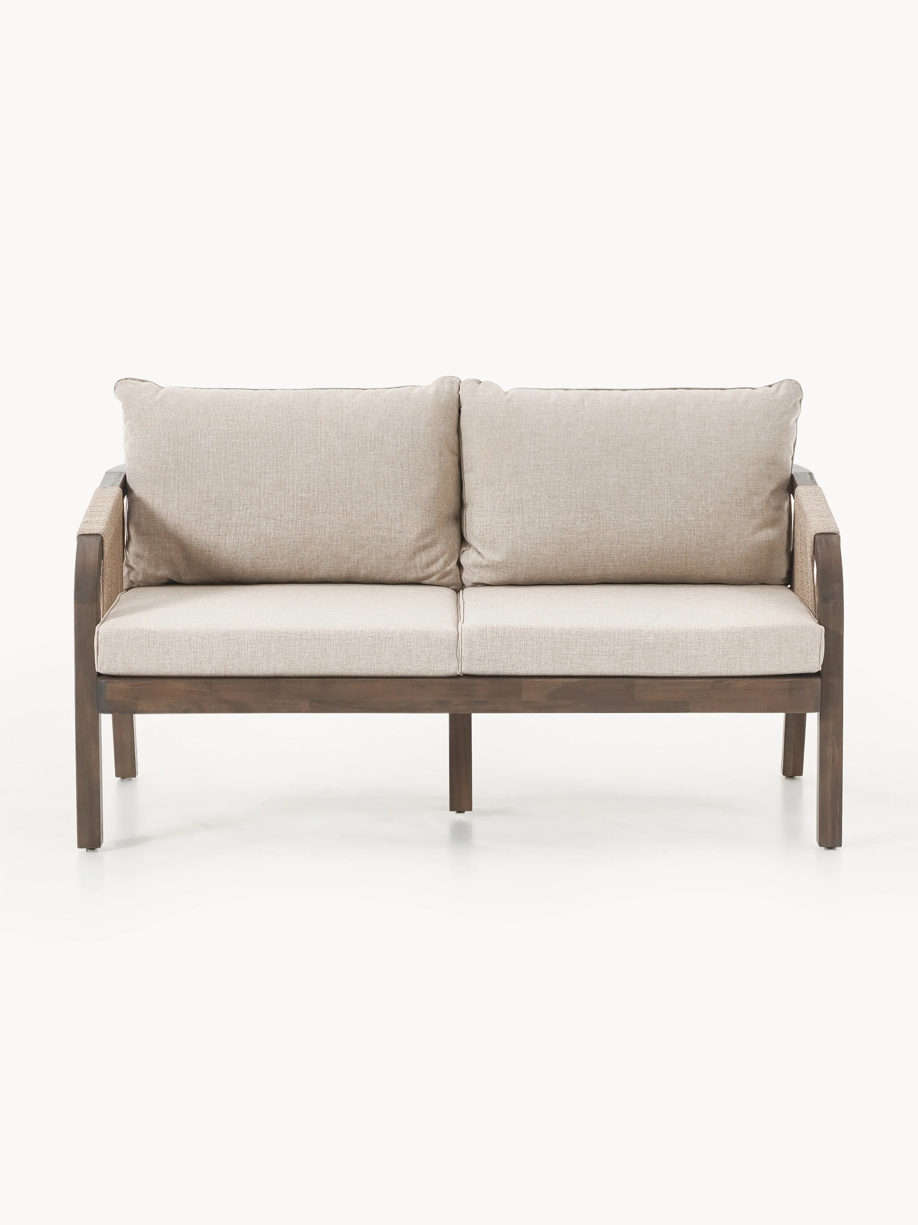 Garten-Loungesofa Lu (2-Sitzer) aus Akazienholz