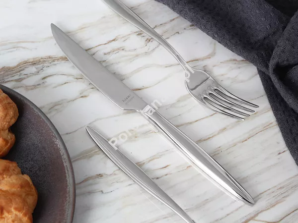 Komplet sztućców 24 cz. na 6 osób Hisar - Mercury (4.0/3.0mm) wysoki połysk