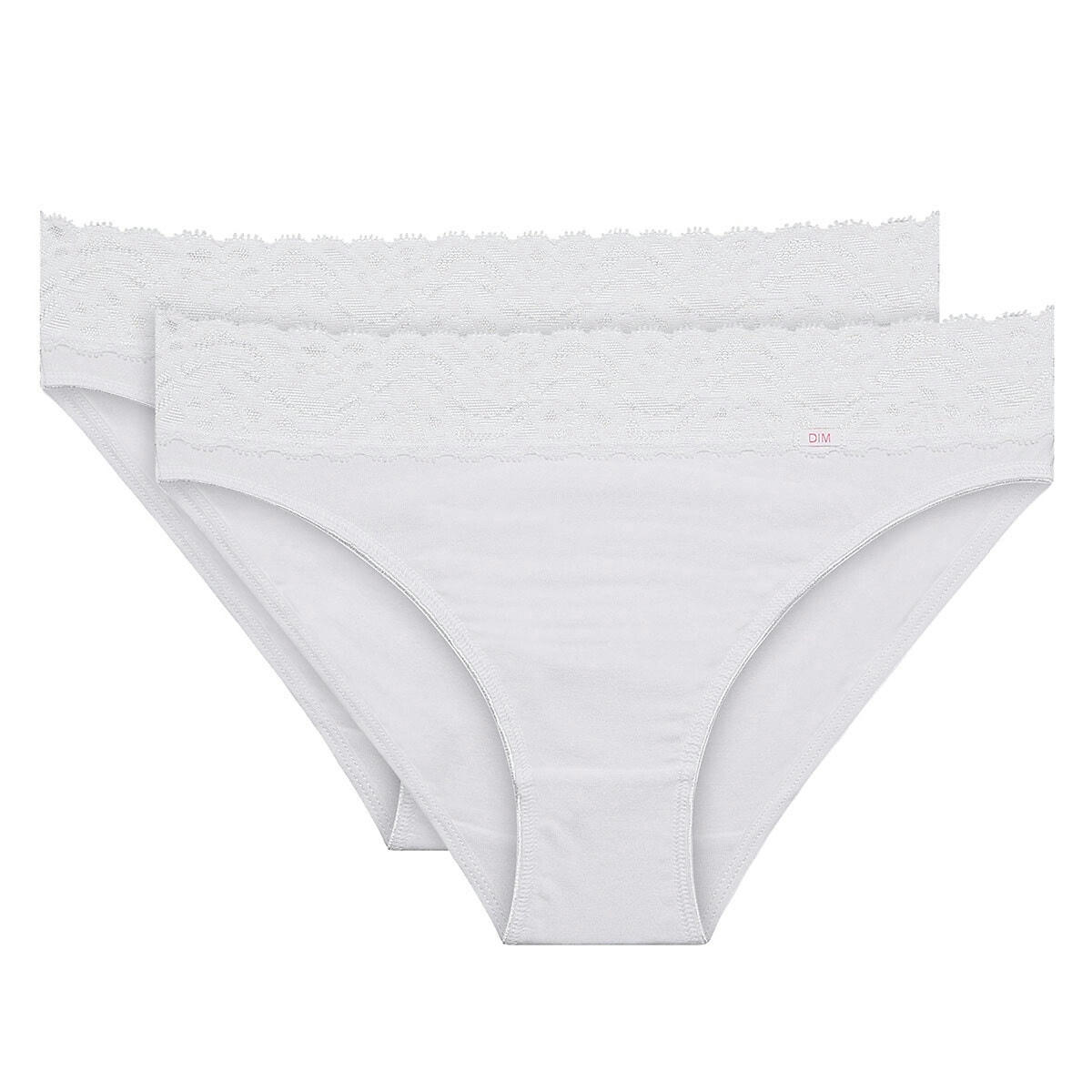 Lot de 2 culottes Coton Stretch Féminine