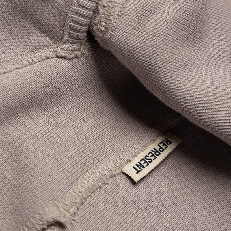 Represent Step Hem Hoodie - Oat