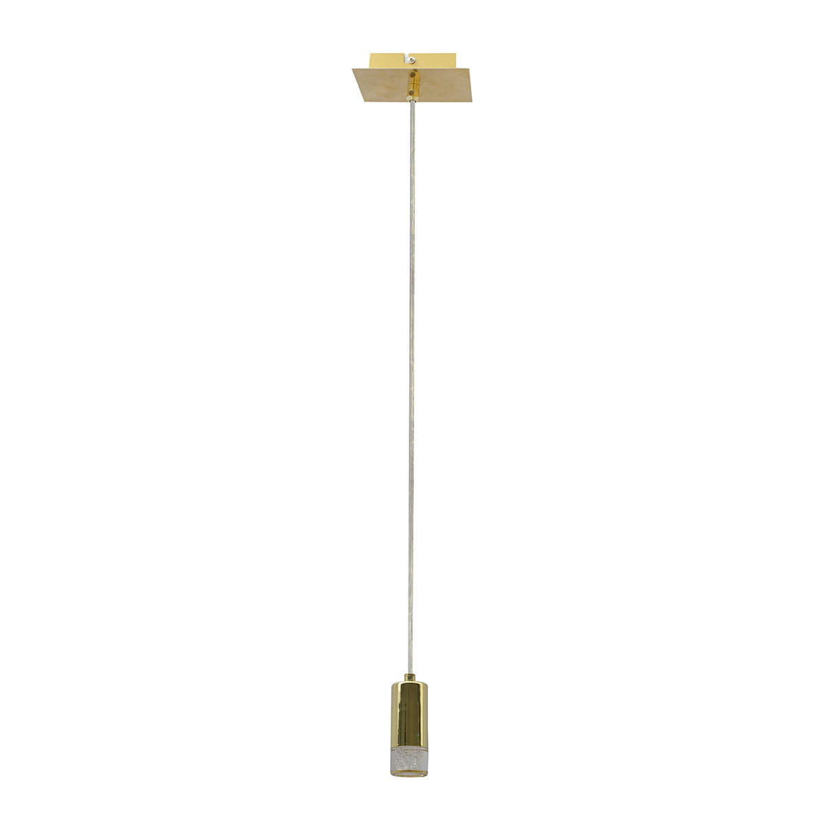 Lampa wisząca Mentin złota LED 1x5W Ciepła biel lm Italux