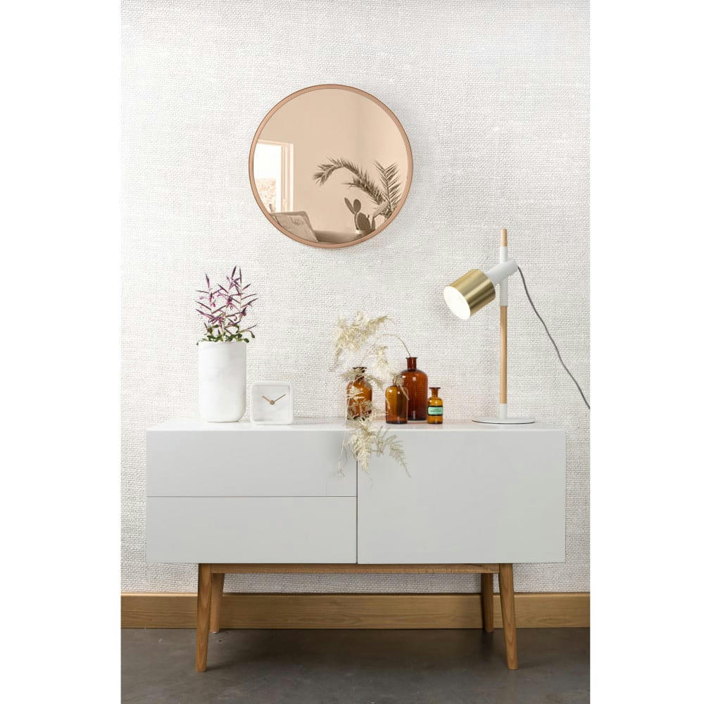 BANDIT - Miroir teinté rond D60cm cuivre