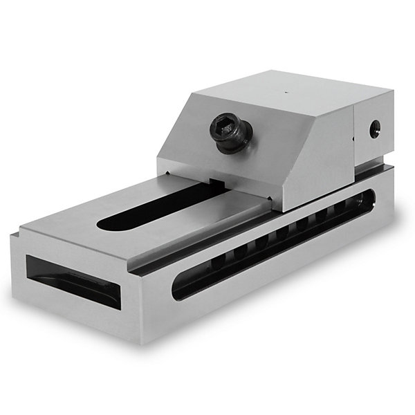 EBERTH Etau de précision à basse tension, largeur des mors 100mm, force de serrage maximale 125mm, hauteur des mors 45mm