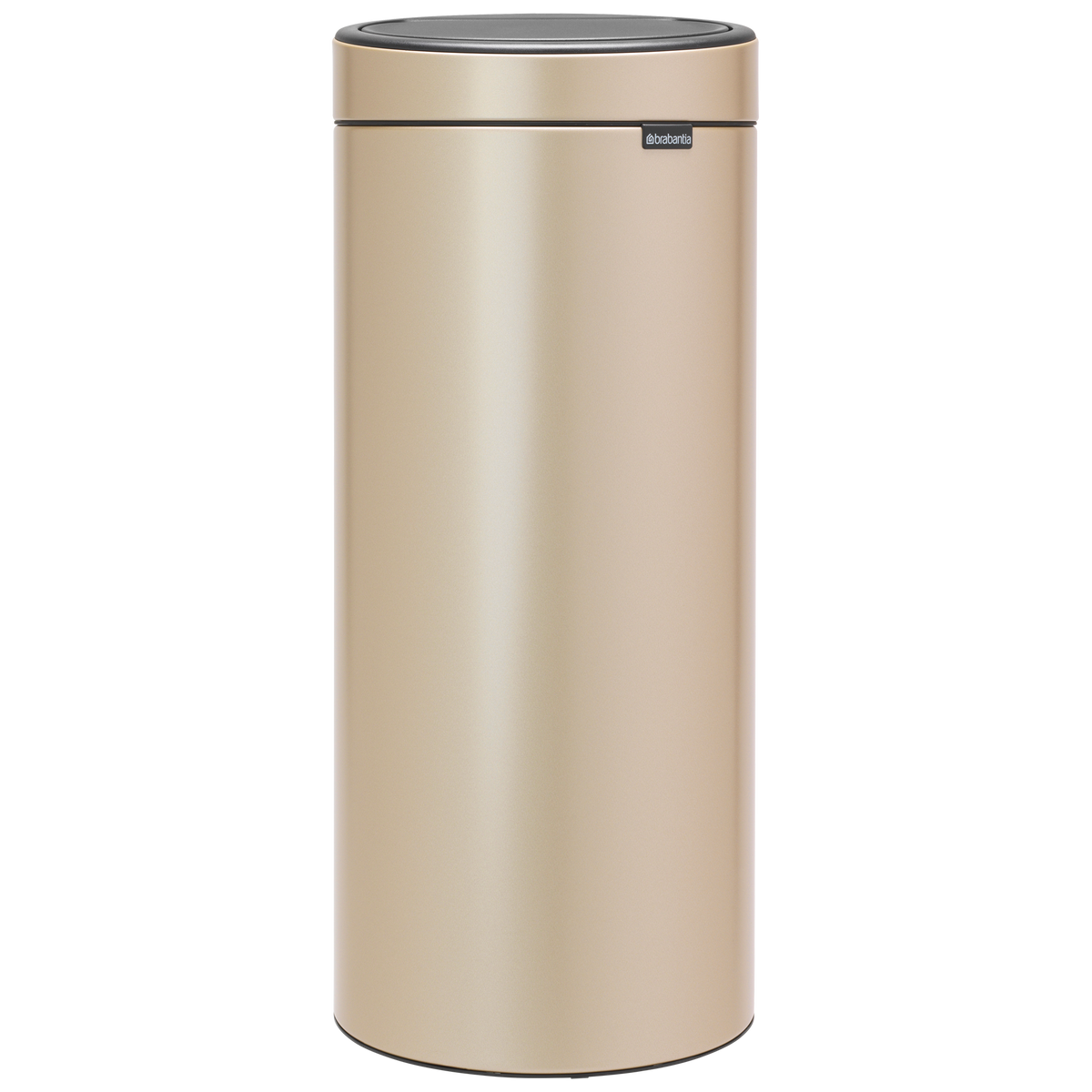 Brabantia Touch Bin New afvalemmer, 30 liter, kunststof binnenemmer - Metallic Gold