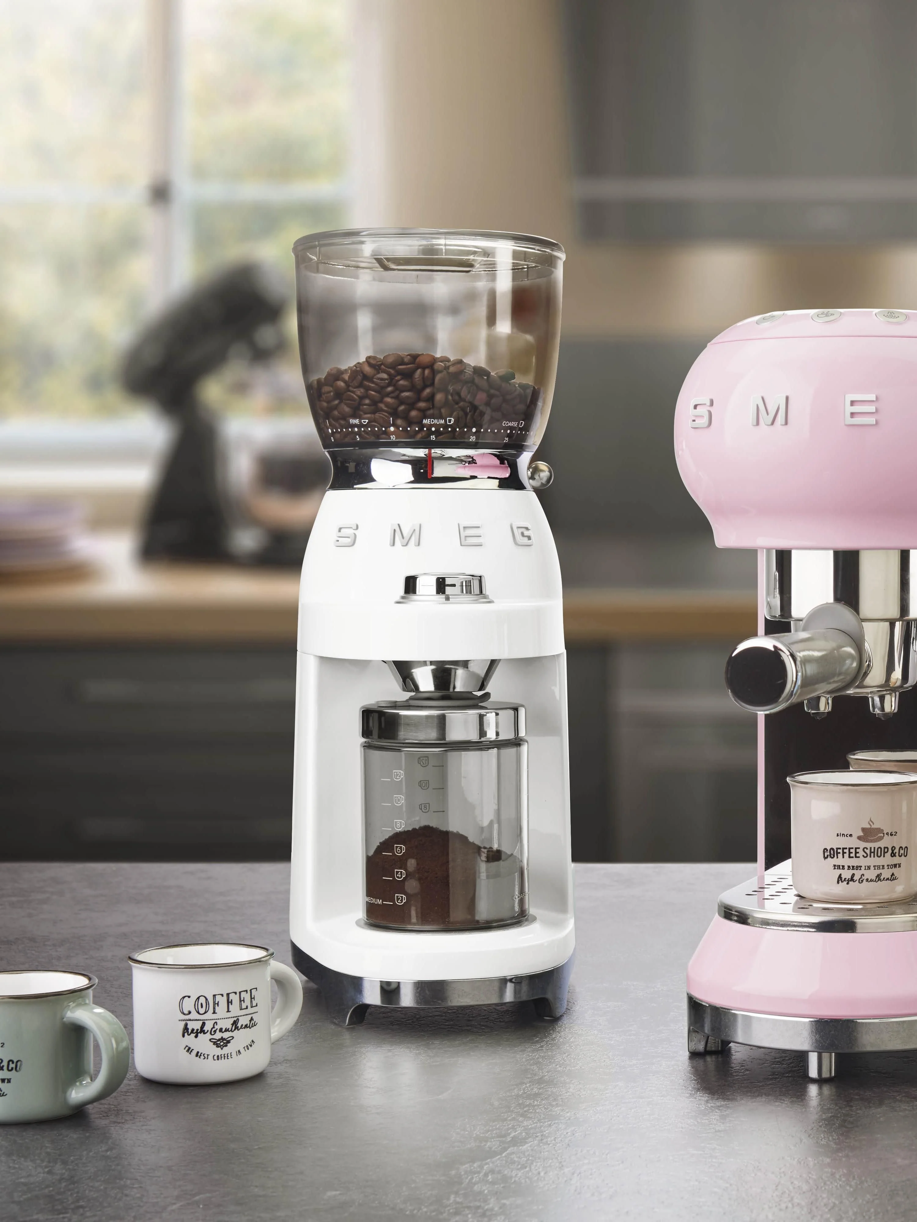 Elektrische Kaffeemühle 50's Style