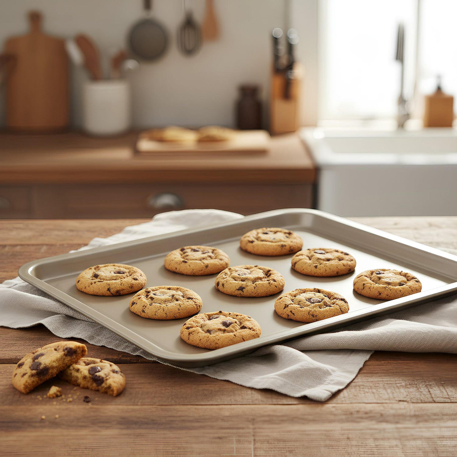 Teglia biscotti 35x25 cm Baker’s Secret champagne