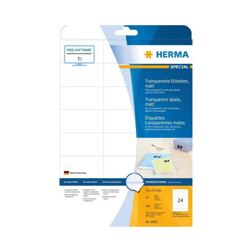 Etiketten Herma