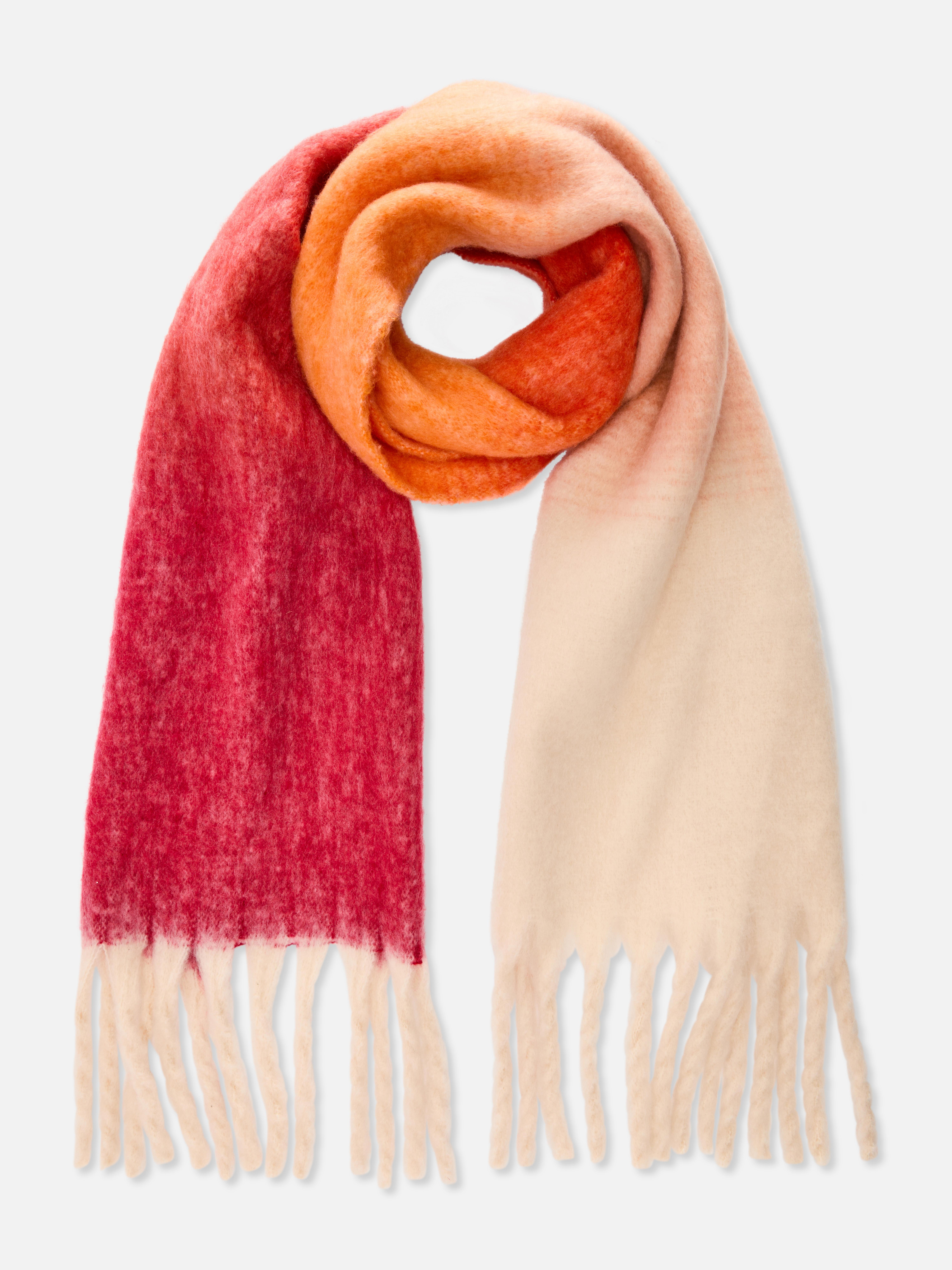 Paula Echevarría Brushed Mixed Color Scarf