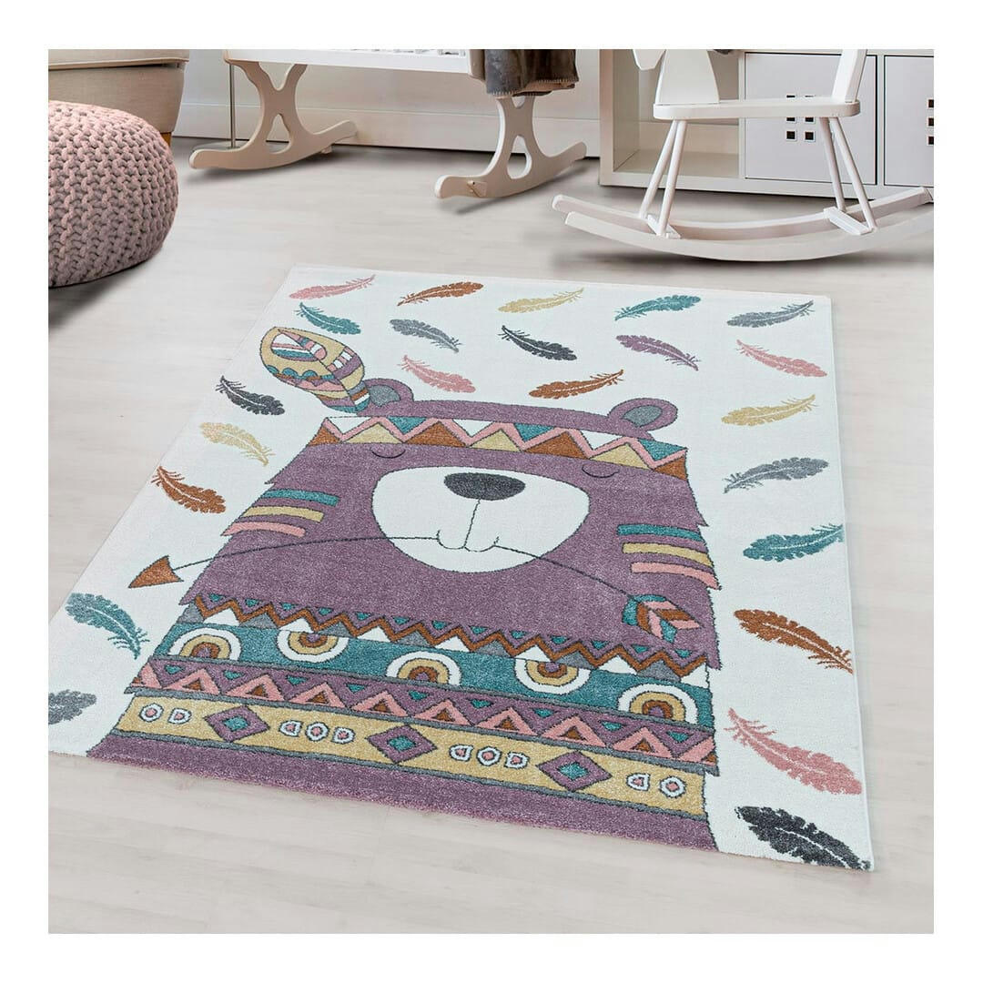 HUG - Tapis  enfant en polypropylène violet Ø 160