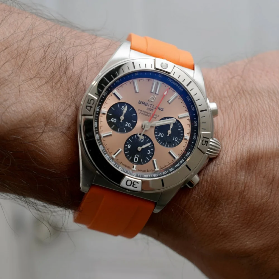 Breitling – Chronomat –  Rubber Strap – Orange