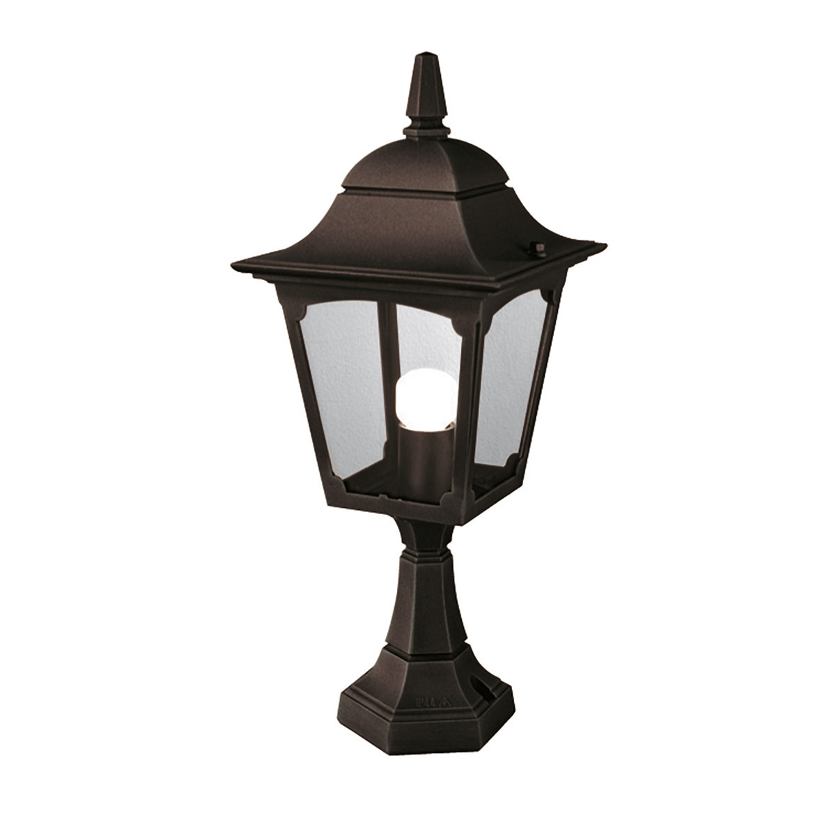 Lampa ogrodowa stojąca czarna Chapel wys:50 cm 1xE27x60W IP44 Elstead