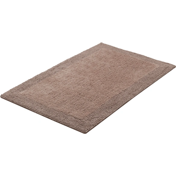 Badematte »Luxor«, BxL: 60 x 90 cm, taupe, aus 100% Baumwolle