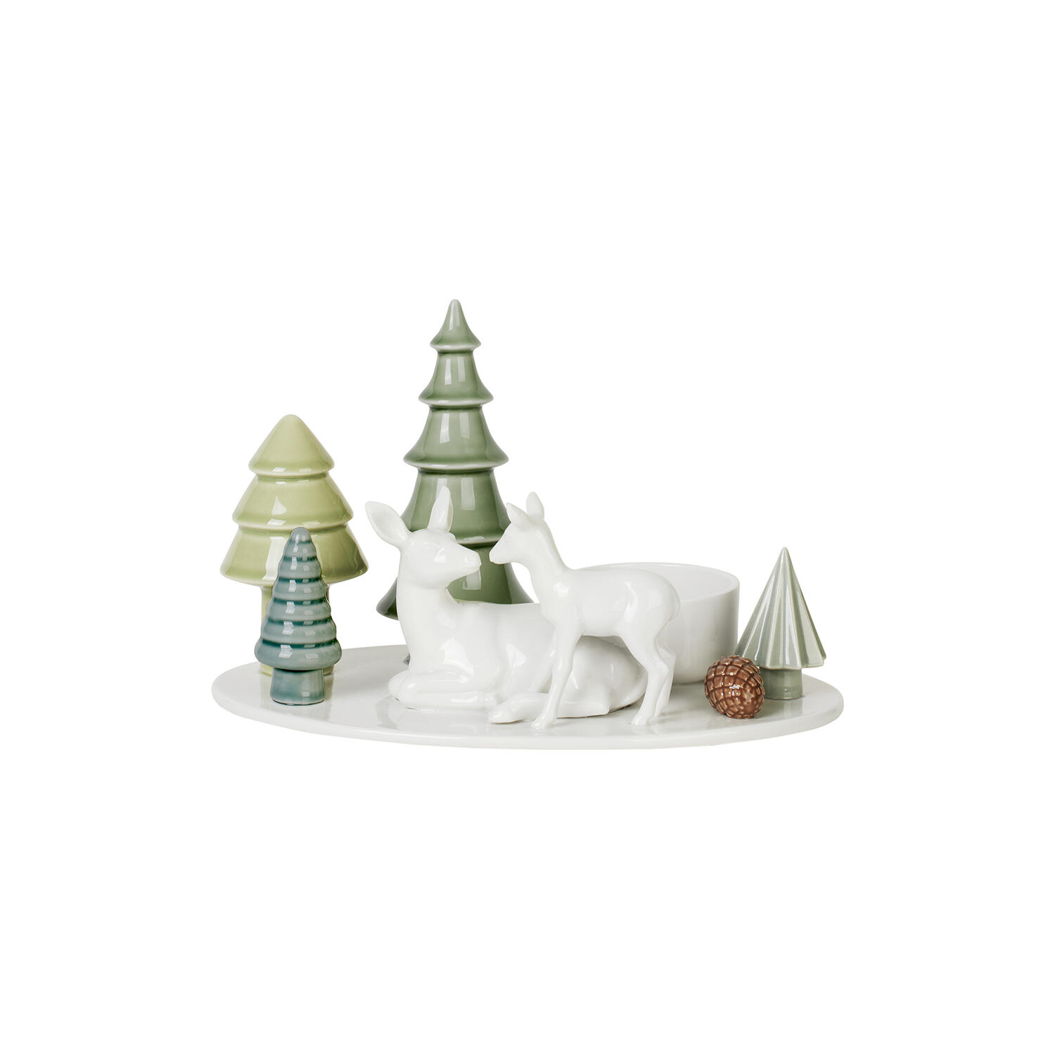 Winter Stories Deer & Fawn lysestage til bloklys