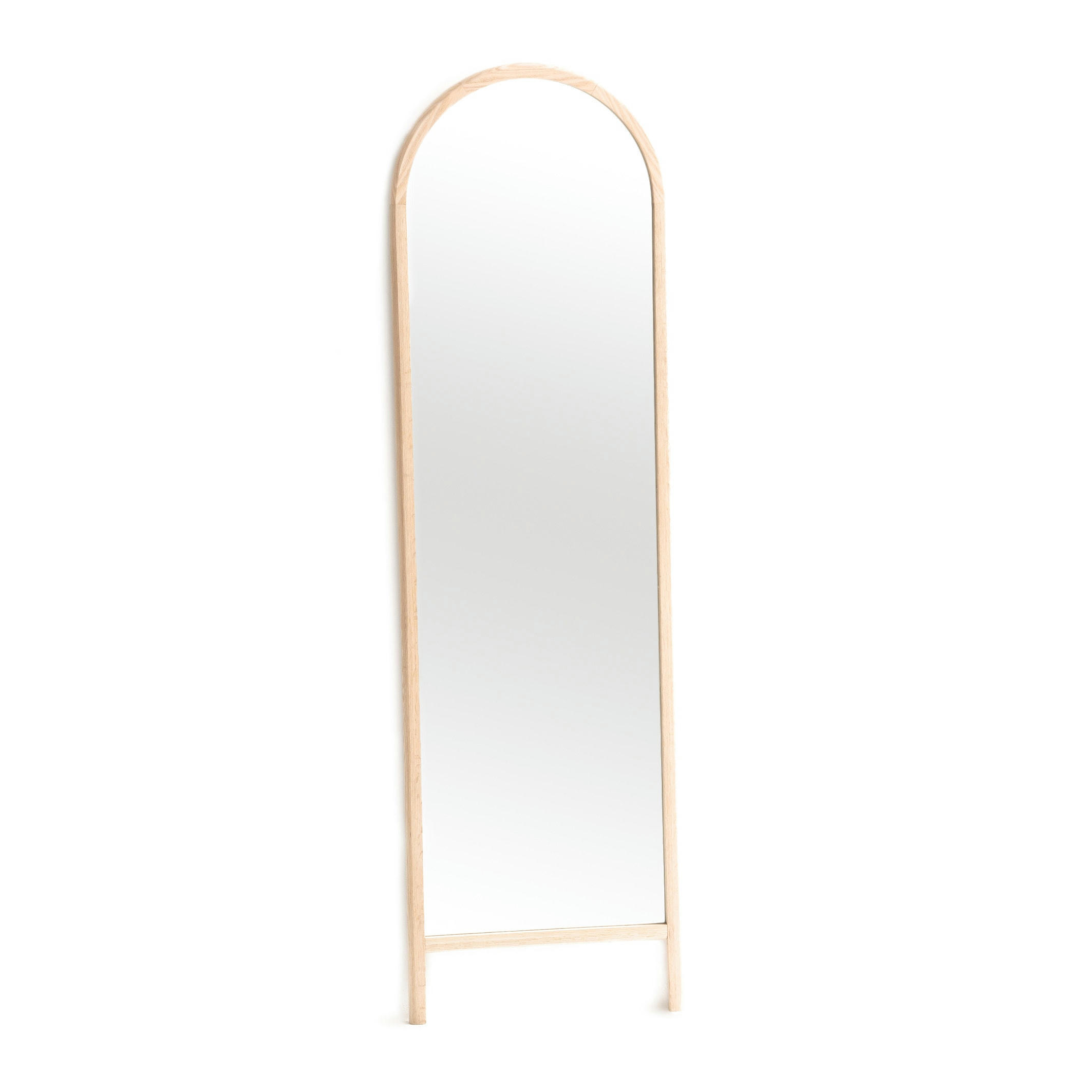 Miroir sur pied / psyché en chêne 50x170 cm, Nabou