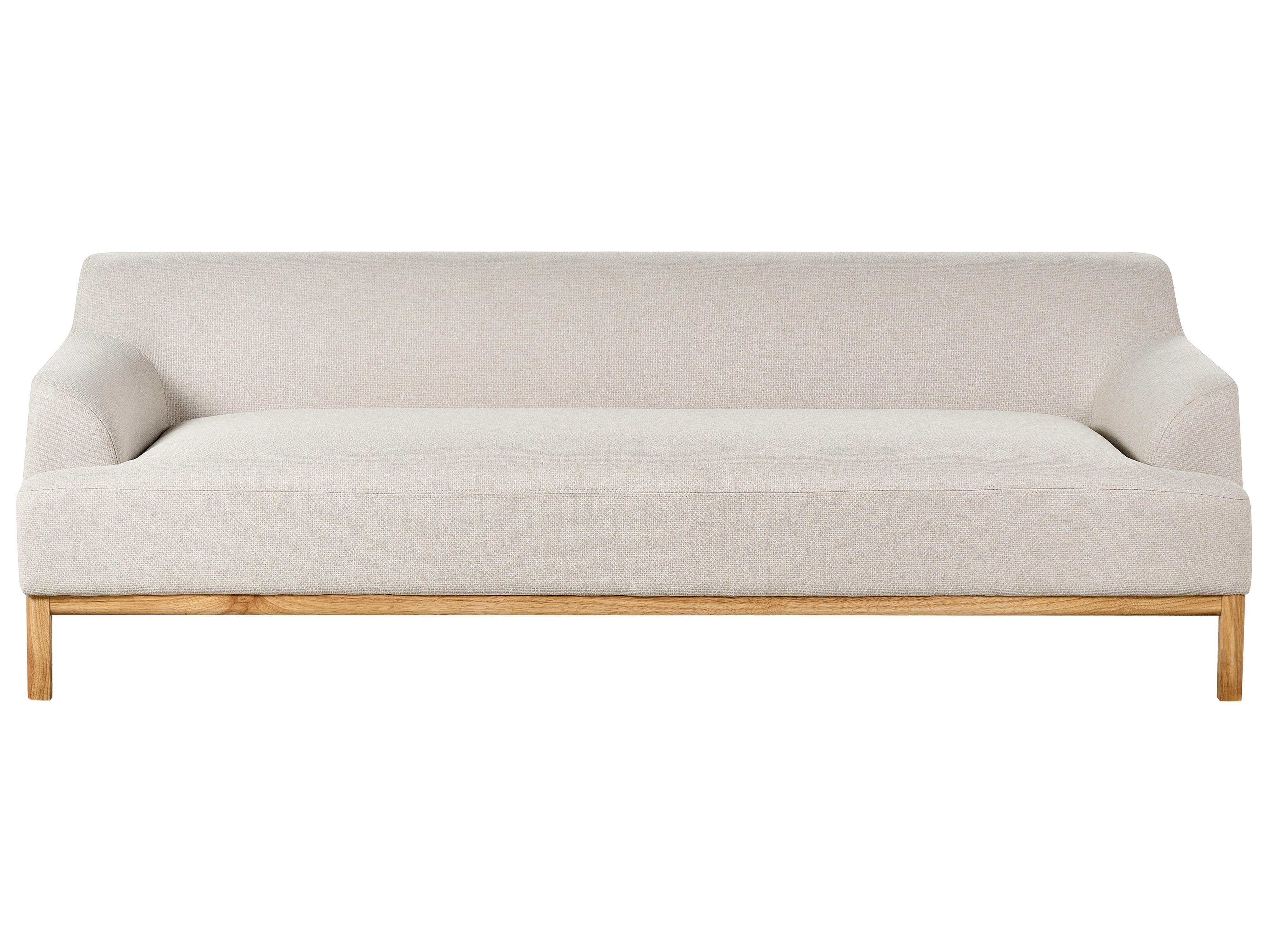 Sofa 3 Seater SOSJO Fabric Light Beige