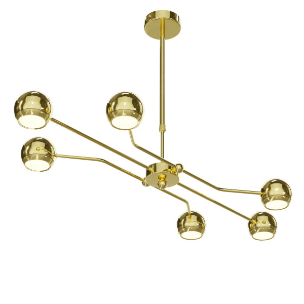 Lampa sufitowa TIANAzłota 6xGU10x14W IP20 Jupiter