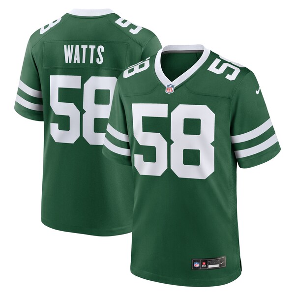 Eric Watts New York Jets Nike Team Game Jersey - Legacy Green