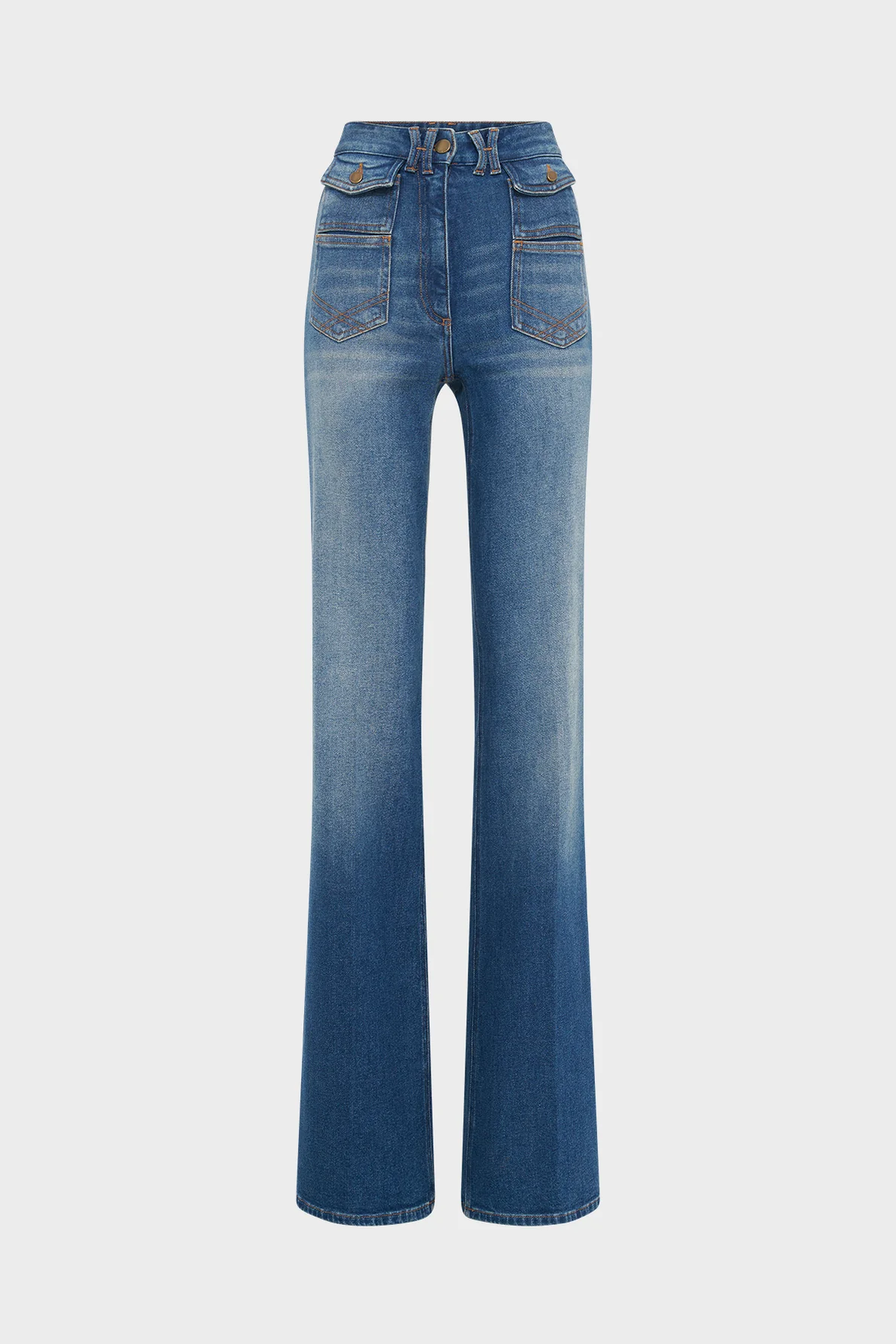 Jean flare denim brut - ANNA